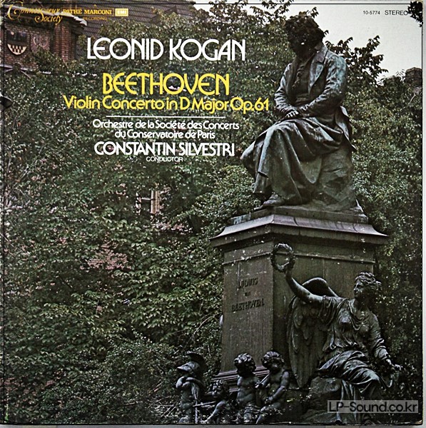 BEETHOVEN LEONID KOGAN VIOLIN CONCERTO CONNOISSEUR SOCIETY CS 2132