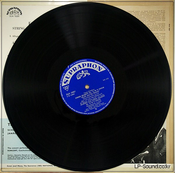 SCHUBERT / SMETANA QUARTET - STRING QUARTET IN D MINOR - SUA 10281