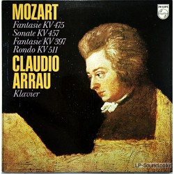 MOZART FANTASY SONATA RONDO  CLAUDIO ARRAU PHILIPS  6500 782