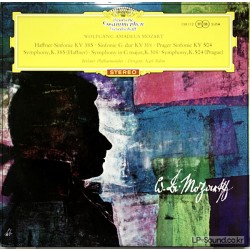 MOZART SYMPHONIES NO.32, 35 & 38 BOHM/ DGG RED STEREO SLPM 138 112