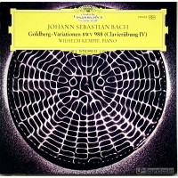 WILHELM KEMPFF BACH GOLDBERG VARIATIONS - DEUTSCHE GRAMMOPHON 1970