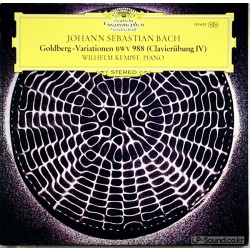 WILHELM KEMPFF BACH GOLDBERG VARIATIONS - DEUTSCHE GRAMMOPHON 1970