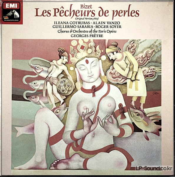 BIZET LES PECHEURS DE PERLES COTROBAS + BOX SET QUADRAPHONIC SLS 5113  2 LP BOX