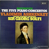 BEETHOVEN, VLADIMIR ASHKENAZY, CHICAGO GEORG SOLTI ‎– THE FIVE  SXLG 6594-7, 4LP, BOX SET