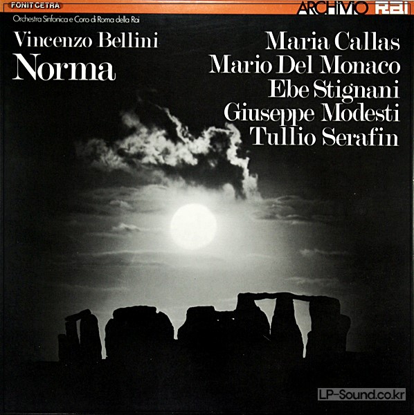 BELLINI NORMA CALLAS MONACO  ARCHIVIO  SETRA  ARCHIVIO RAI 3LP BOX
