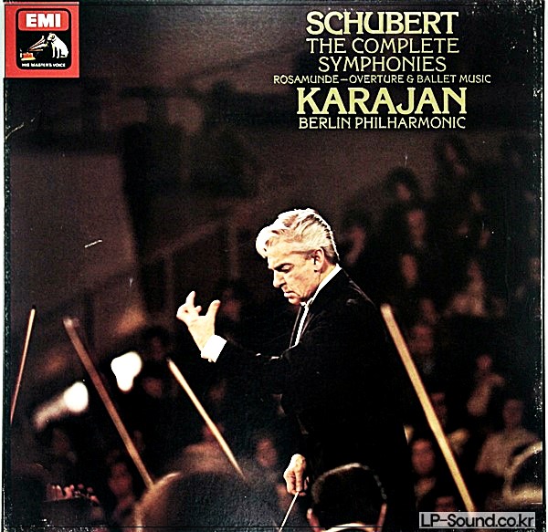 SCHUBERT THE COMPLETE SYMPHONIES SLS 5127 *KARAJAN*5 LP SET