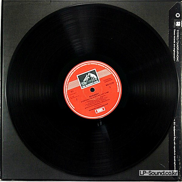 SCHUBERT THE COMPLETE SYMPHONIES SLS 5127 *KARAJAN*5 LP SET