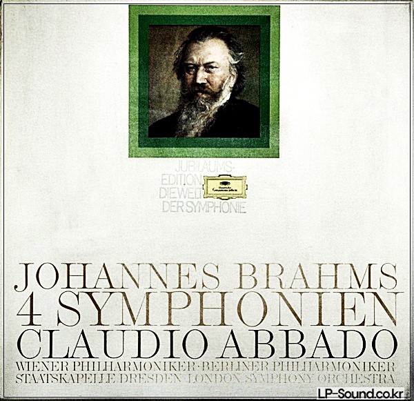 BRAHMS CLAUDIO ABBADO WIENER PHILHARMONIKER BERLINER ORC 4 SYMPHONIES BOX SET