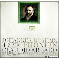 BRAHMS CLAUDIO ABBADO WIENER PHILHARMONIKER BERLINER ORC 4 SYMPHONIES BOX SET