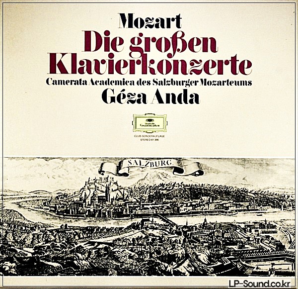 MOZART - THE PIANO CONCERTOS / ANDA / DGG 61 386   3 LP BOX