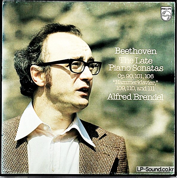 BEETHOVEN THE LATE PIANO SONATAS / ALFRED BRENDEL PHILPS 6747 213 3 LP BOX