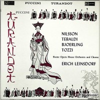 PUCCINI TURANDOT NILSSON TEBALDI BJOERLING ROME OPERA LEINSDORF  SER 25022