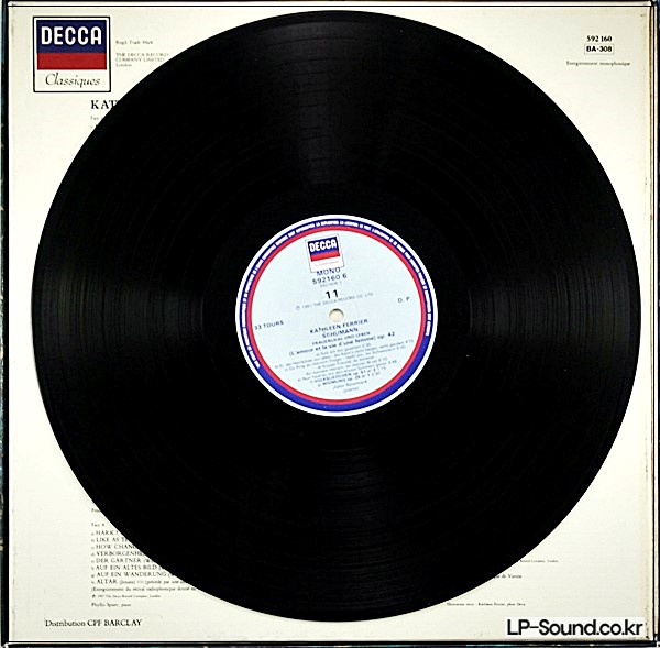 KATHLEEN FERRIER DECCA 592 160    7 LP BOX