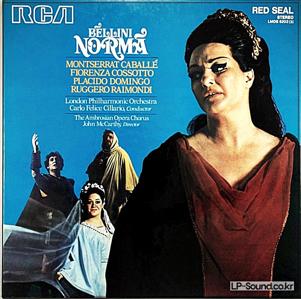BELLINI NORMA CABALLE RCA LIVING STEREO  3 LP BOX
