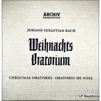 BACH CHRISTMAS ORATORIO BWV 248 LEHMANN BPO 4LP ARCHIV PRODUKTION 14051 APM