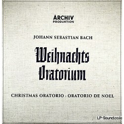 BACH CHRISTMAS ORATORIO BWV 248 LEHMANN BPO 4LP ARCHIV PRODUKTION 14051 APM