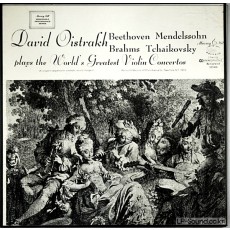 DAVID OISTRAKH PLAYS THE WORLD'S GREATEST VIOLIN CONCERTOS 3 LP BOX SET