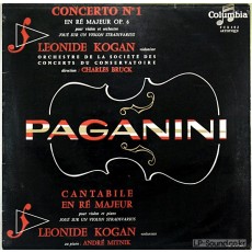 PAGANINI VIOLIN CONCERTO LEONID KOGAN MYTNIK COLUMBIA FCX 402
