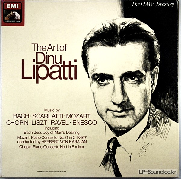 DINU LIPATTI PIANO - THE ART OF... - EMI RLS 749 - UK 4LP BOX