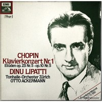 CHOPIN PIANO CONCERTO NO.1 ETUDEN OP.25  LIPATTI  1C 027-43 179