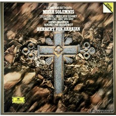 BEETHOVEN MISSA SOLEMNIS KARAJAN BPO CUBERLI 2 LP BOX DGG DIGITAL