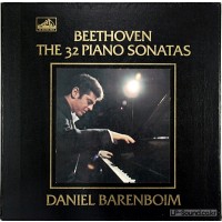 BEETHOVEN THE 32 PIANO SONATAS - DANIEL BARENBOIM HMV SLS 794/  12 LP