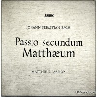 BACH ST. MATTHEW PASSION DGG ARCHIV APM 14 125/28 4LP