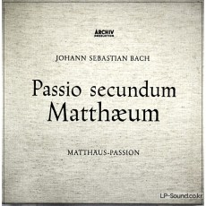 BACH ST. MATTHEW PASSION DGG ARCHIV APM 14 125/28 4LP