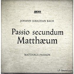BACH ST. MATTHEW PASSION DGG ARCHIV APM 14 125/28 4LP
