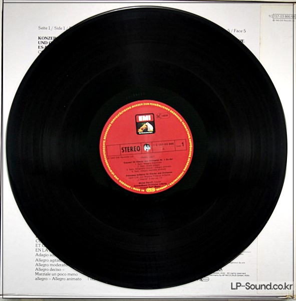 MICHEL BEROFF LISZT COMPLETE WORKS FOR PIANO AND ORCHESTRA EMI 3LP BOX