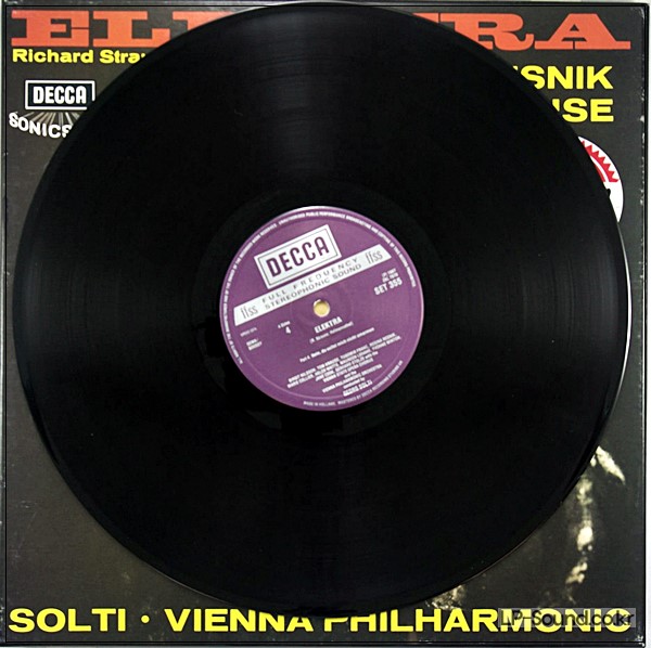RICHARD STRAUSS - ELEKTRA - GEORG SOLTI - EX CON 2 LP RECORD BOX SET