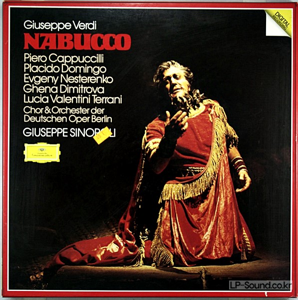 VERDI NABUCCO SINOPOLI DIMITROVA NESTERENKO 3 LP BOX DGG DIGITAL 2741 021