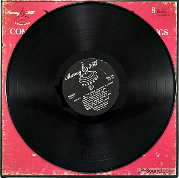 MOZART COMPLETE MUSIC FOR PIANO & STRINGS – 8LP BOX
