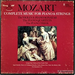 MOZART COMPLETE MUSIC FOR PIANO & STRINGS – 8LP BOX