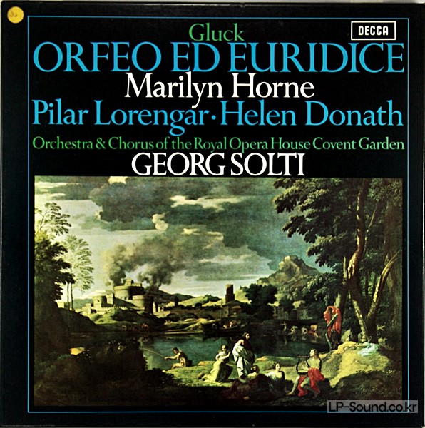 GLUCK ORFEO ED EURIDICE  MARILY HONE  SOLTI DECCA SET443-4