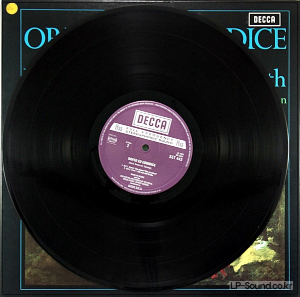 GLUCK ORFEO ED EURIDICE  MARILY HONE  SOLTI DECCA SET443-4