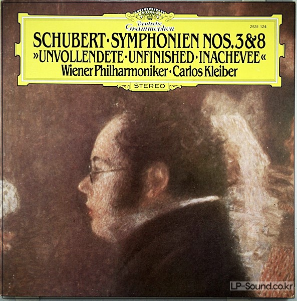SCHUBERT* SYMPHONIES 8 - UNFINISHED & 3 *CARLOS KLEIBER*