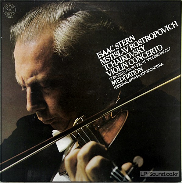 TCHAIKOVSKY VIOLIN CONCERTO ISAAC STERN, ROSTROPOVICH CBS 76725
