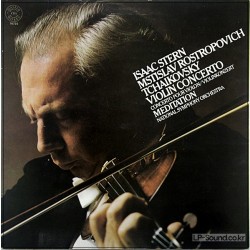 TCHAIKOVSKY VIOLIN CONCERTO ISAAC STERN, ROSTROPOVICH CBS 76725