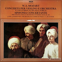 MOZART VIOLIN CONCERTO NO.5   K.364  RCA GL 32532