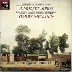 MOZART SOIREE / MENUHIN / BIANCHI / GENDRON  ASD 3329