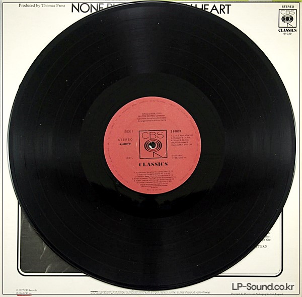 FAVORITES, NONE BUT LONELY HEART  ISAAC STERN  CBS