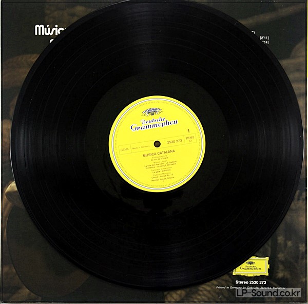 NARCISO YEPES – MUSIQUE CATALANE – GUITARE – DG  2530 273