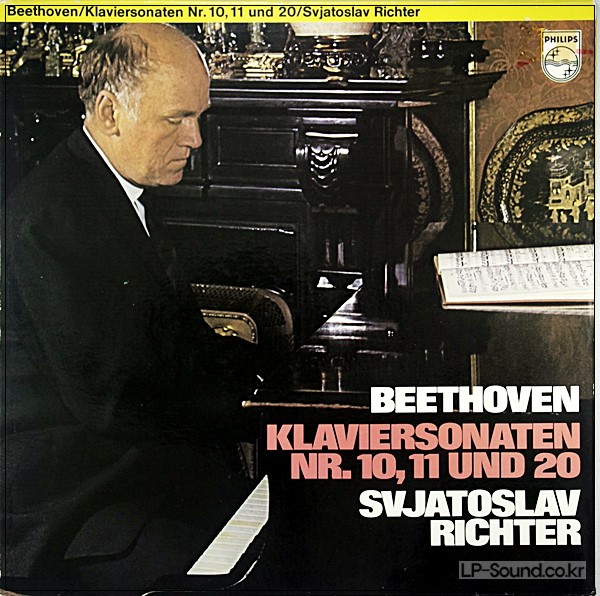 BEETHOVEN*,SVIATOSLAV RICHTER–PIANO SONATAS NOS. 10, 11, AND 20