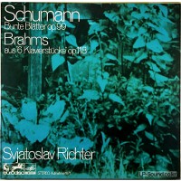 SCHUMANN BUNTE BLäTTER BRAHMS PIANO PIECES SVIATOSLAV RICHTER EURODISC