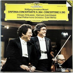 MOZART: SINFONIA  PERLMAN, ZUKERMAN  DGG 415 486-1