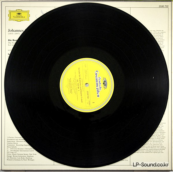 BRAHMS THE VIOLA SONATAS ZUKERMAN BARENBOIM DG 2530 722