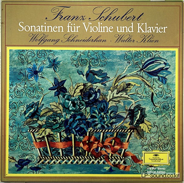 FRANZ SCHUBERT  VIOLIN SONATA OP 137/123  DG 179 547