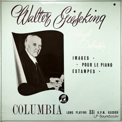 DEBUSSY POUR LE PIANO / ESTAMPES / IMAGES / WALTER GIESEKING 33CX 1137