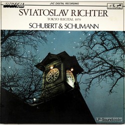SVIATOSLAV RICHTER TOKYO RECITAL 1979 SCHUBERT/SCHUMANN - EURODISC 204 005-425